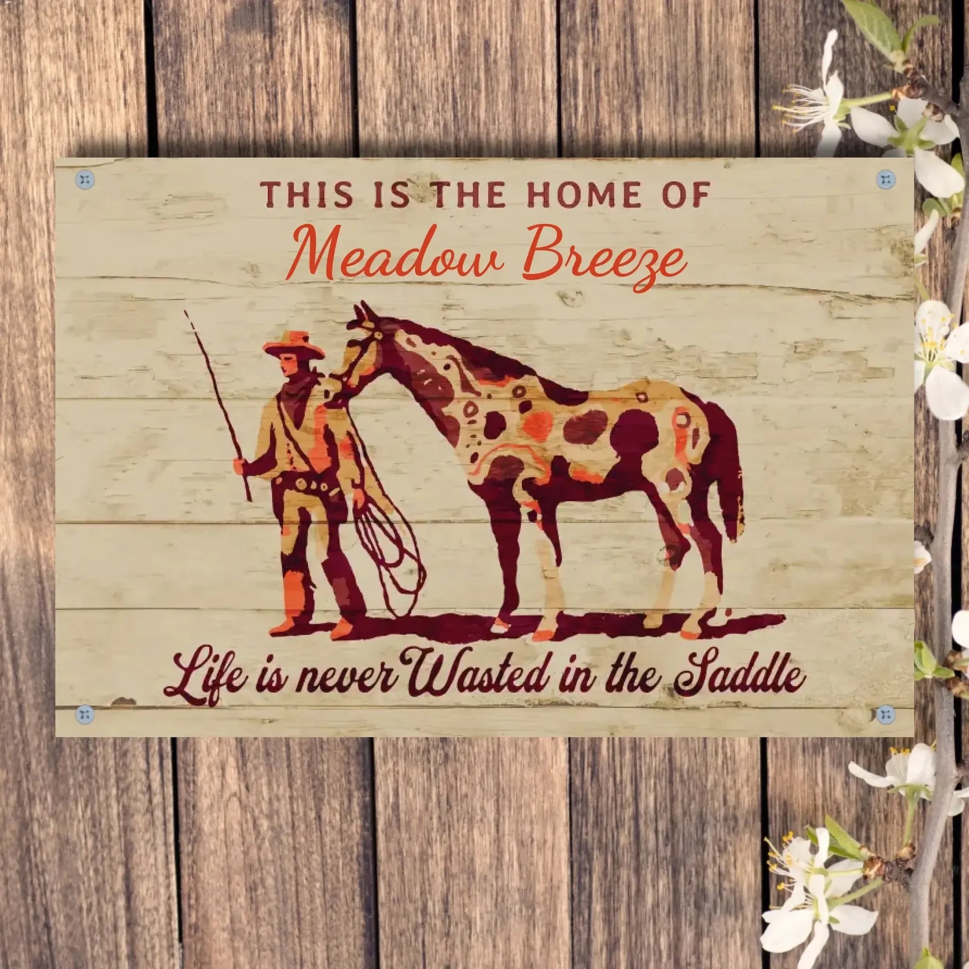 Personalized Home of - Stall Sign
