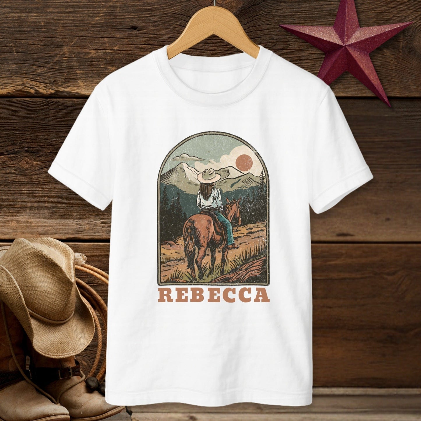 Personalized Horse Rider T-shirt (Youth)