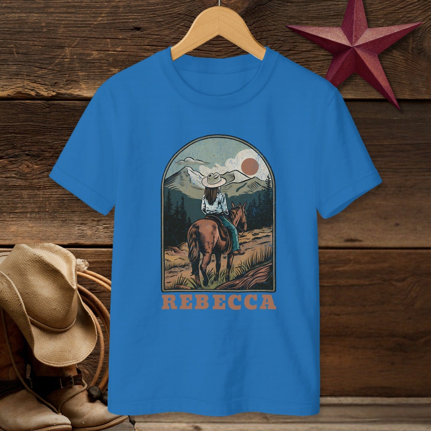 Personalized Horse Rider T-shirt (Youth)