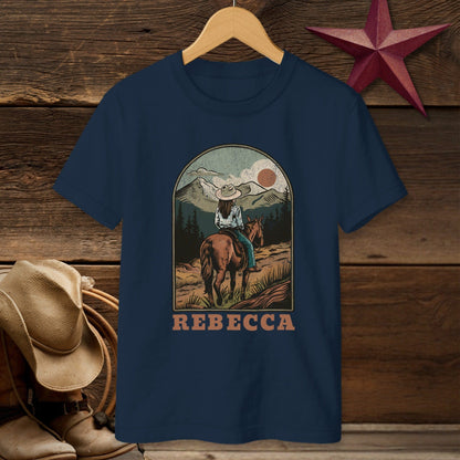 Personalized Horse Rider T-shirt (Youth)
