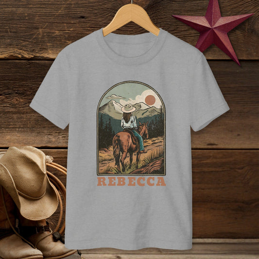Personalized Horse Rider T-shirt (Youth)