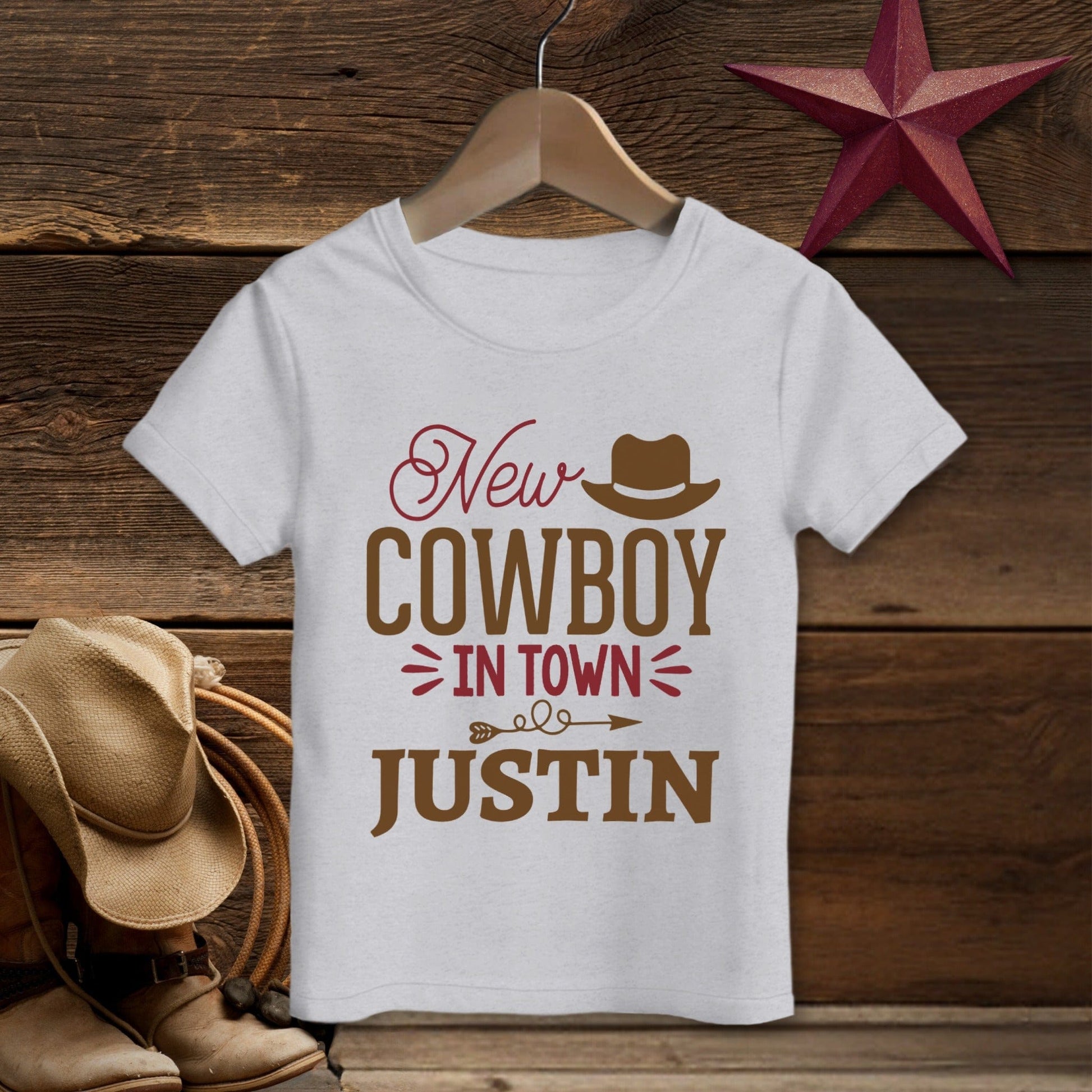 Personalized New Cowboy T-shirt (Toddler)