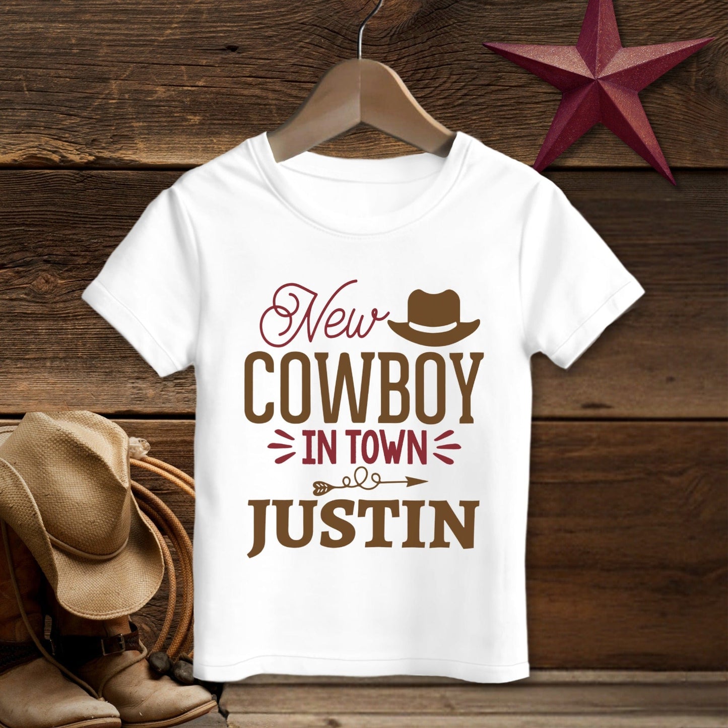 Personalized New Cowboy T-shirt (Toddler)