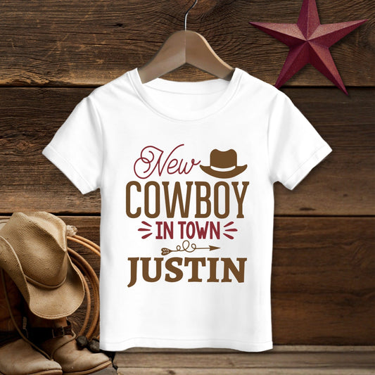 Personalized New Cowboy T-shirt (Toddler)