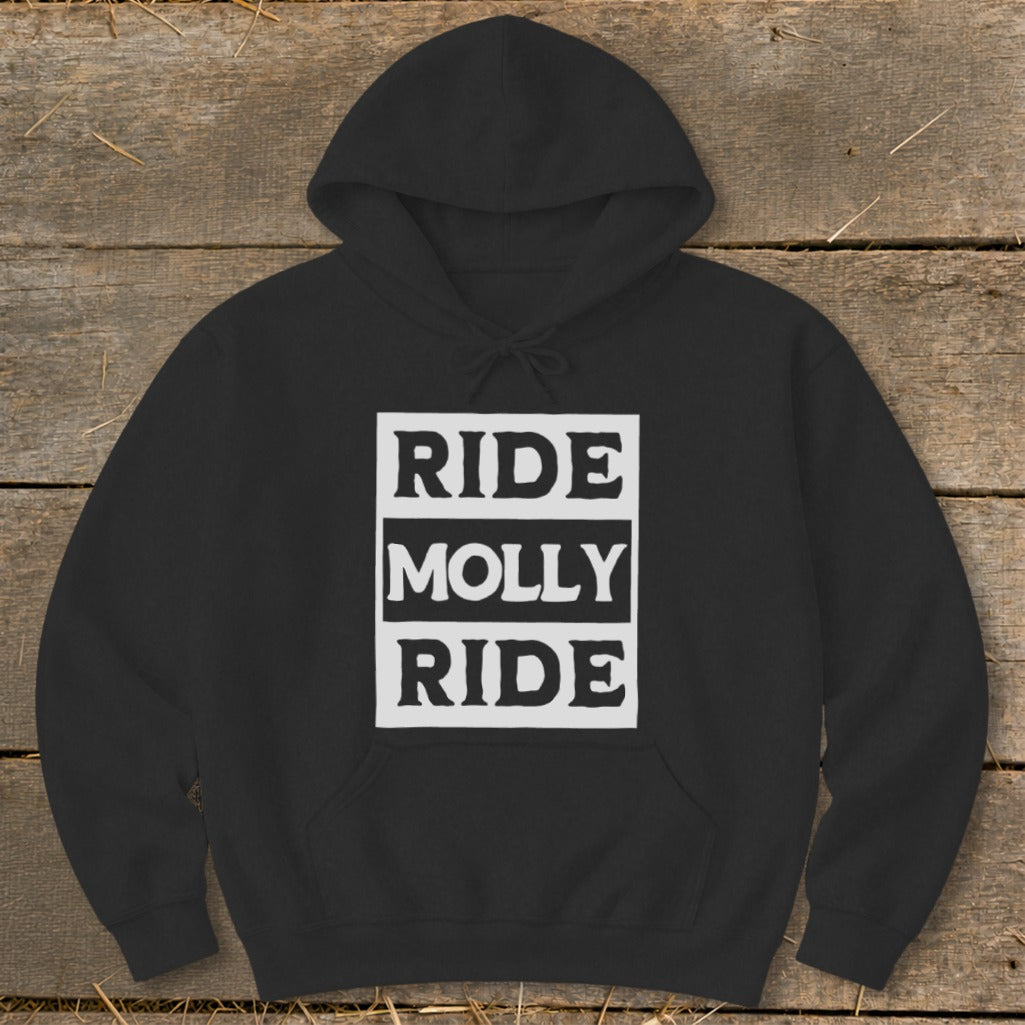 Personalized Ride Hoodie - Black