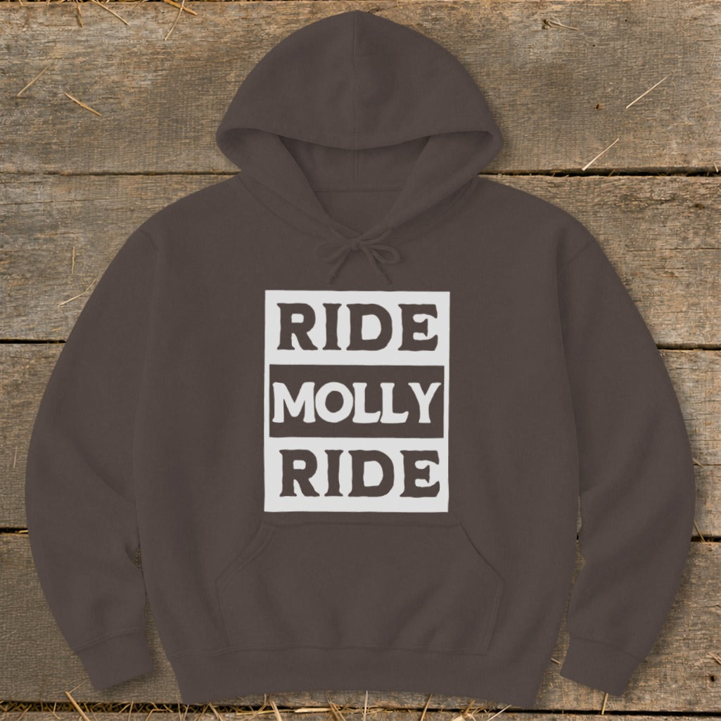 Personalized Ride Hoodie - Dark Chocolate