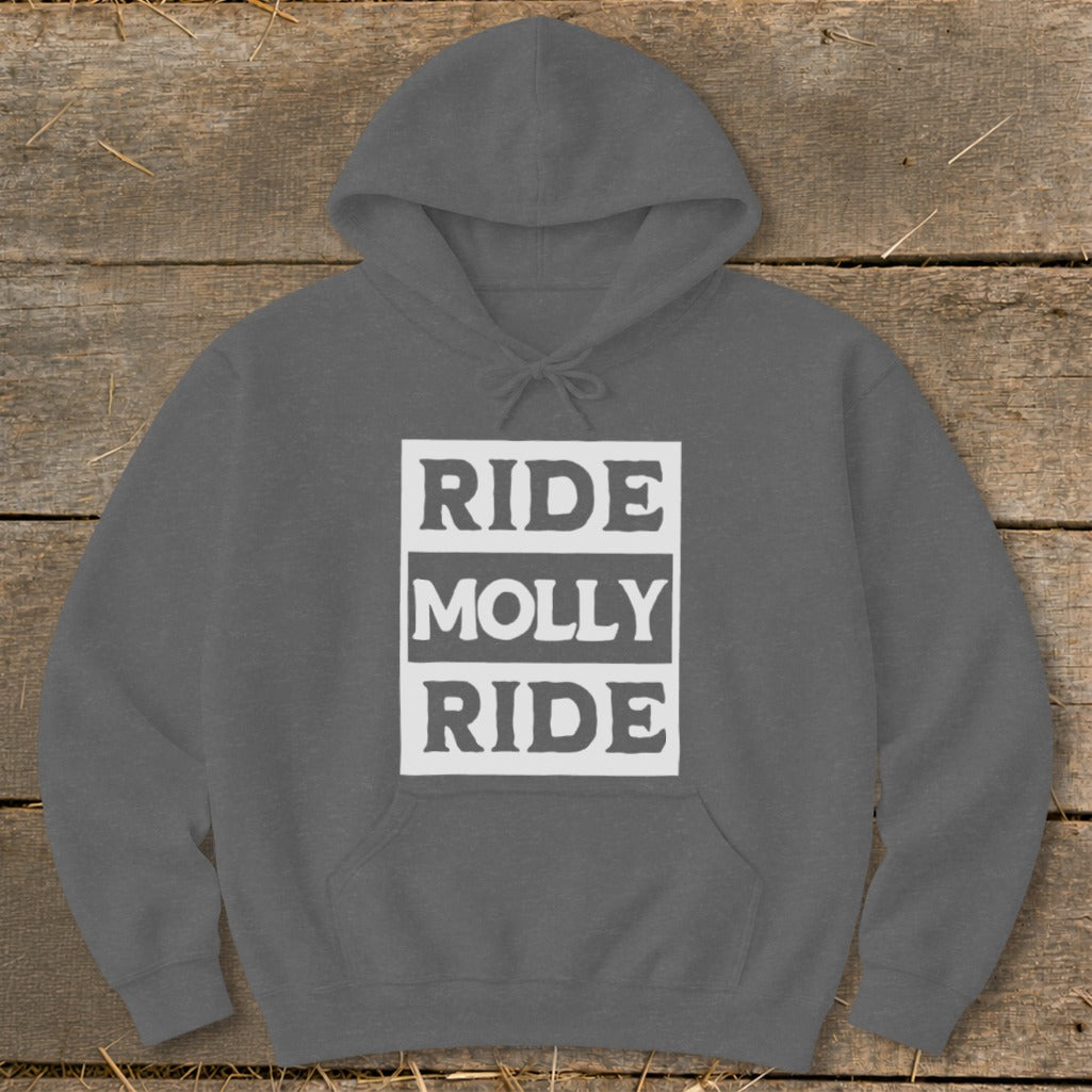 Personalized Ride Hoodie - Dark Heather