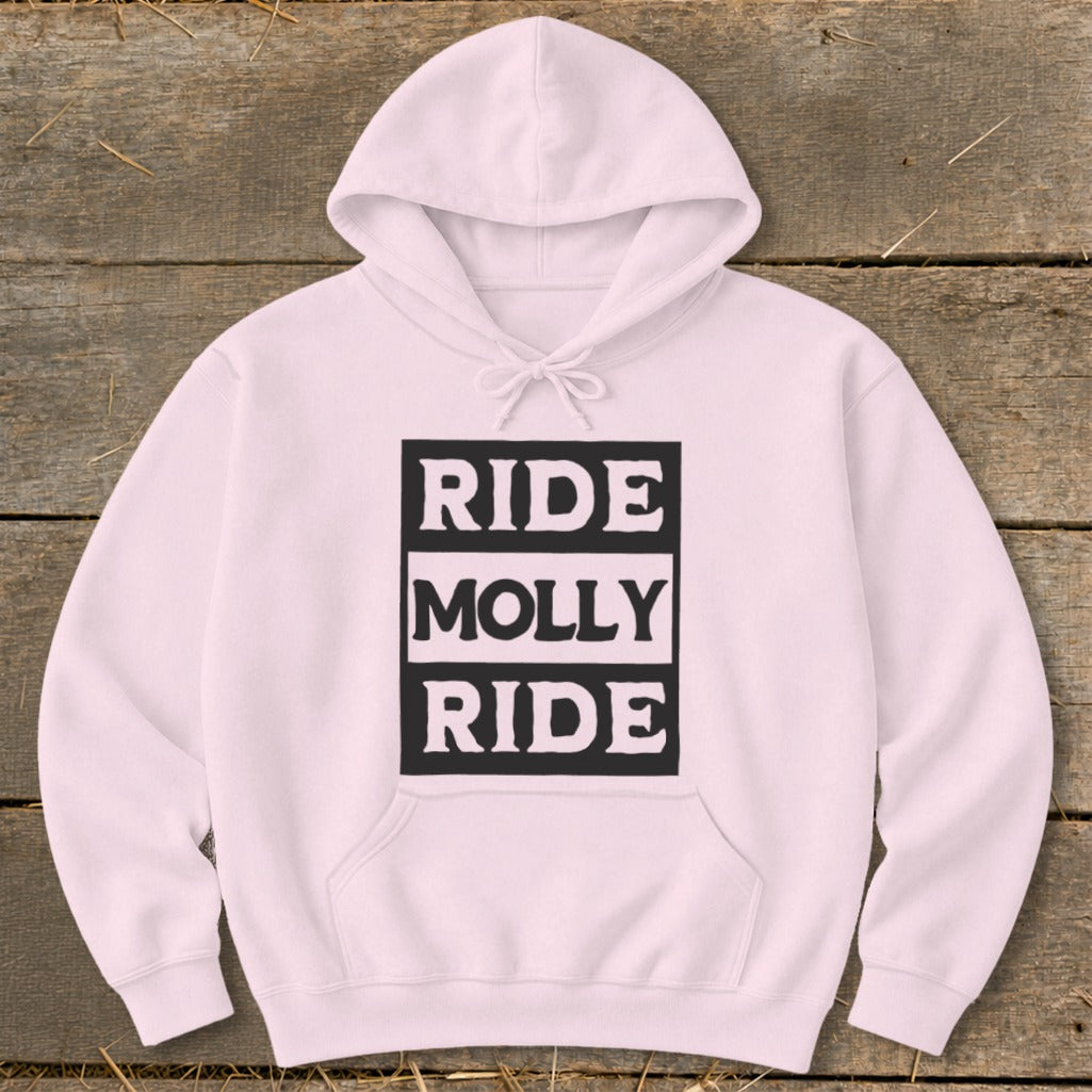 Personalized Ride Hoodie - Light Pink