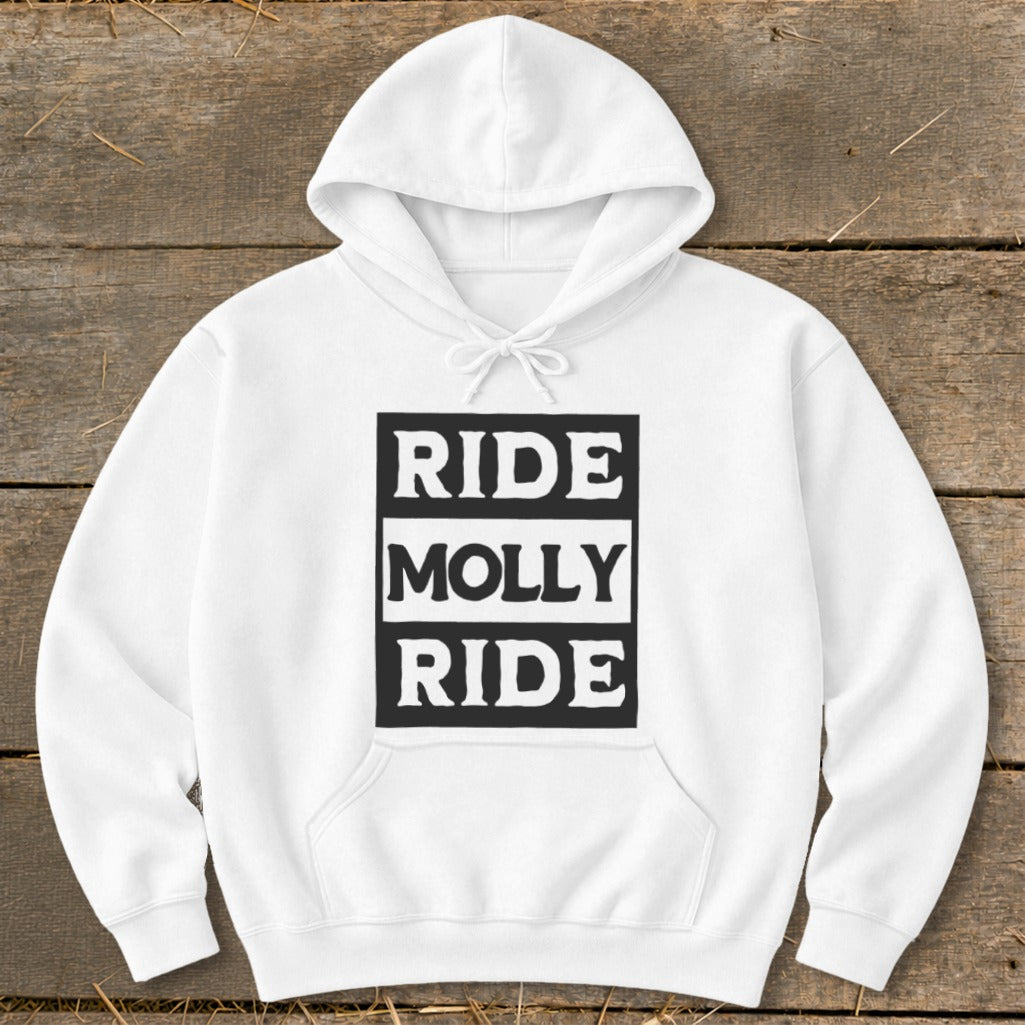Personalized Ride Hoodie - White