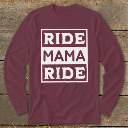 Personalized Ride Long Sleeve Tee