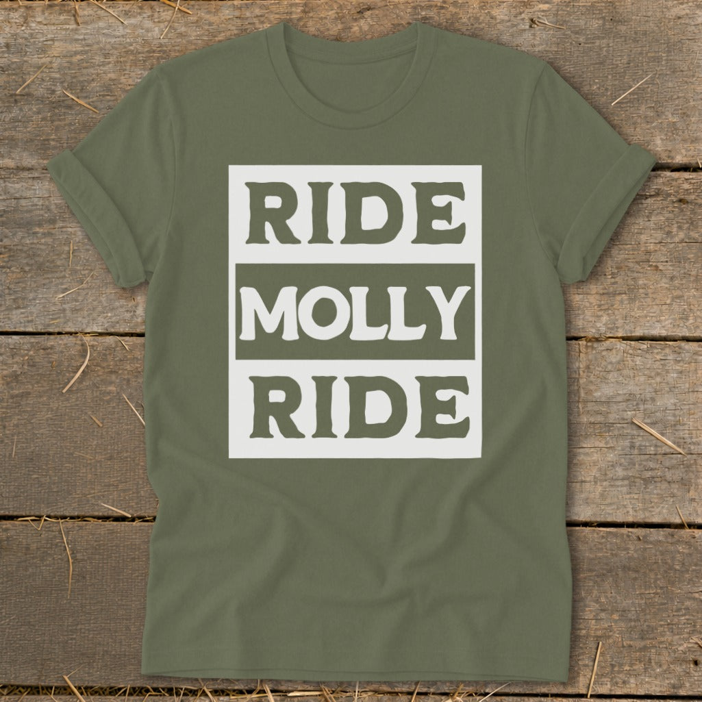 Personalized Ride Softstyle Tee - Military Green