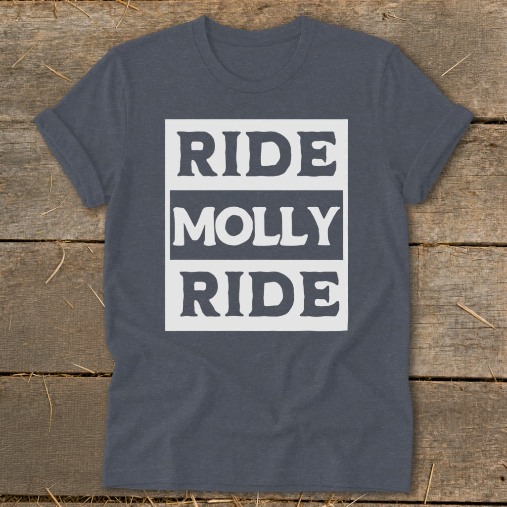 Personalized Ride Softstyle Tee - Navy Heather