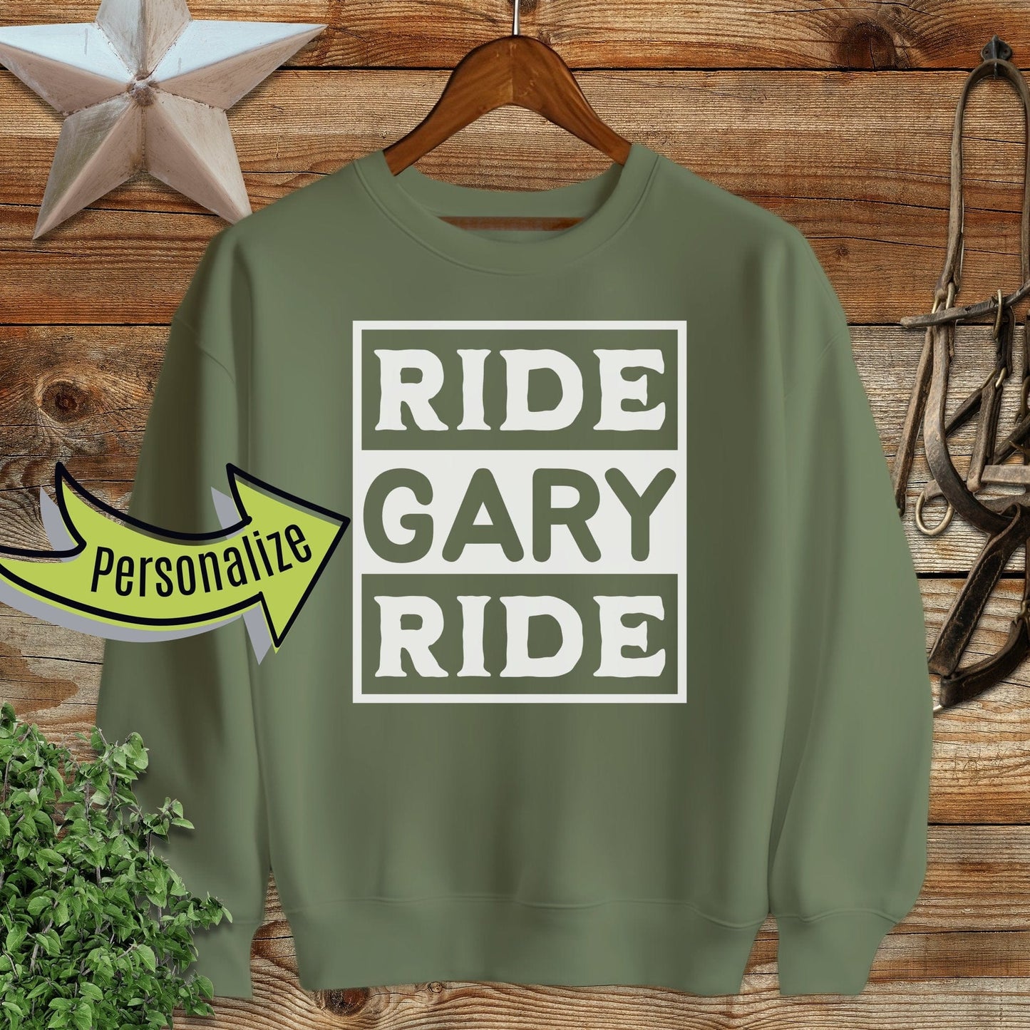 Personalized Ride Sweatshirt