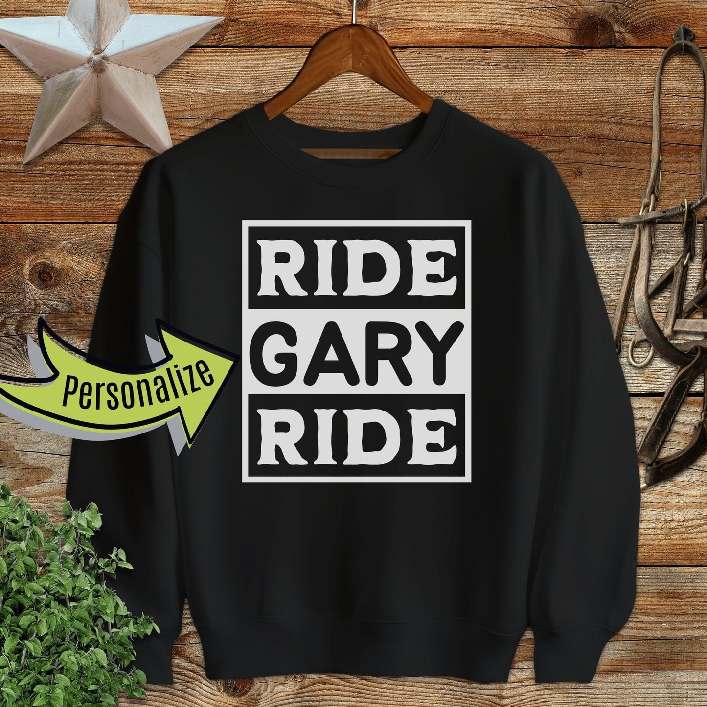 Personalized Ride Sweatshirt