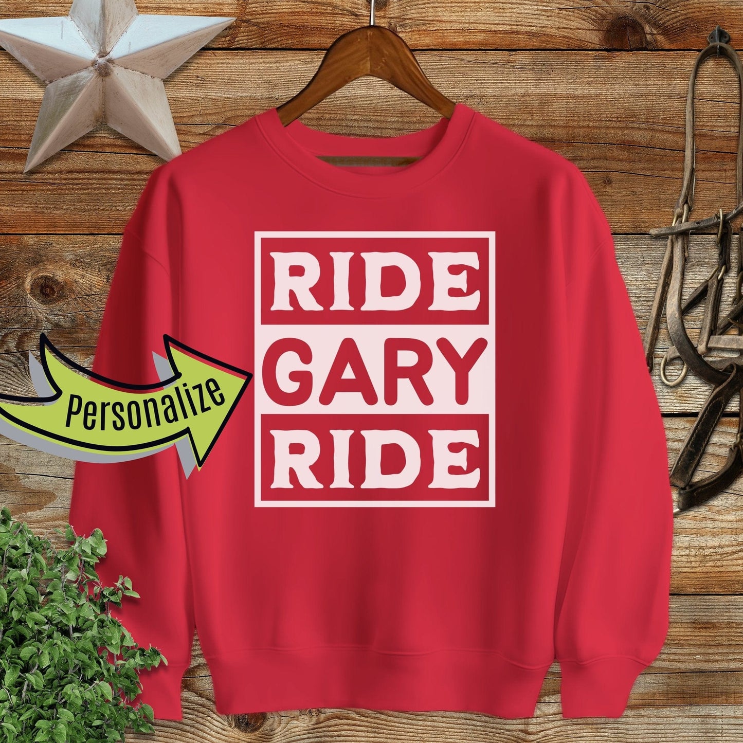 Personalized Ride Sweatshirt