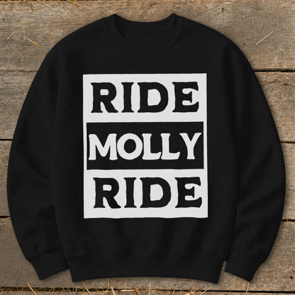 Personalized Ride Sweatshirt - Black