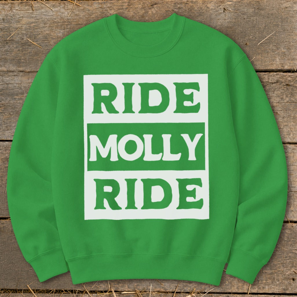 Personalized Ride Sweatshirt - Irish Green