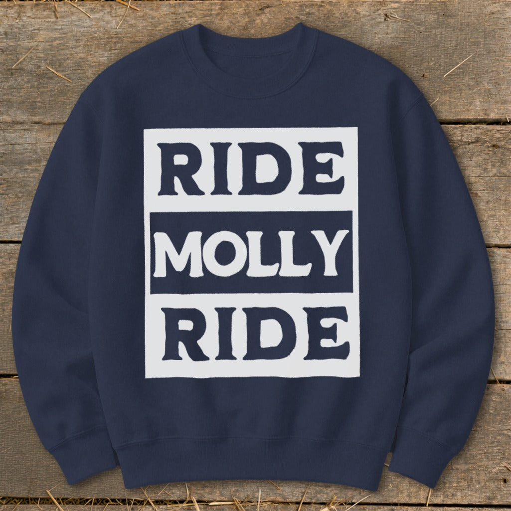 Personalized Ride Sweatshirt - Navy