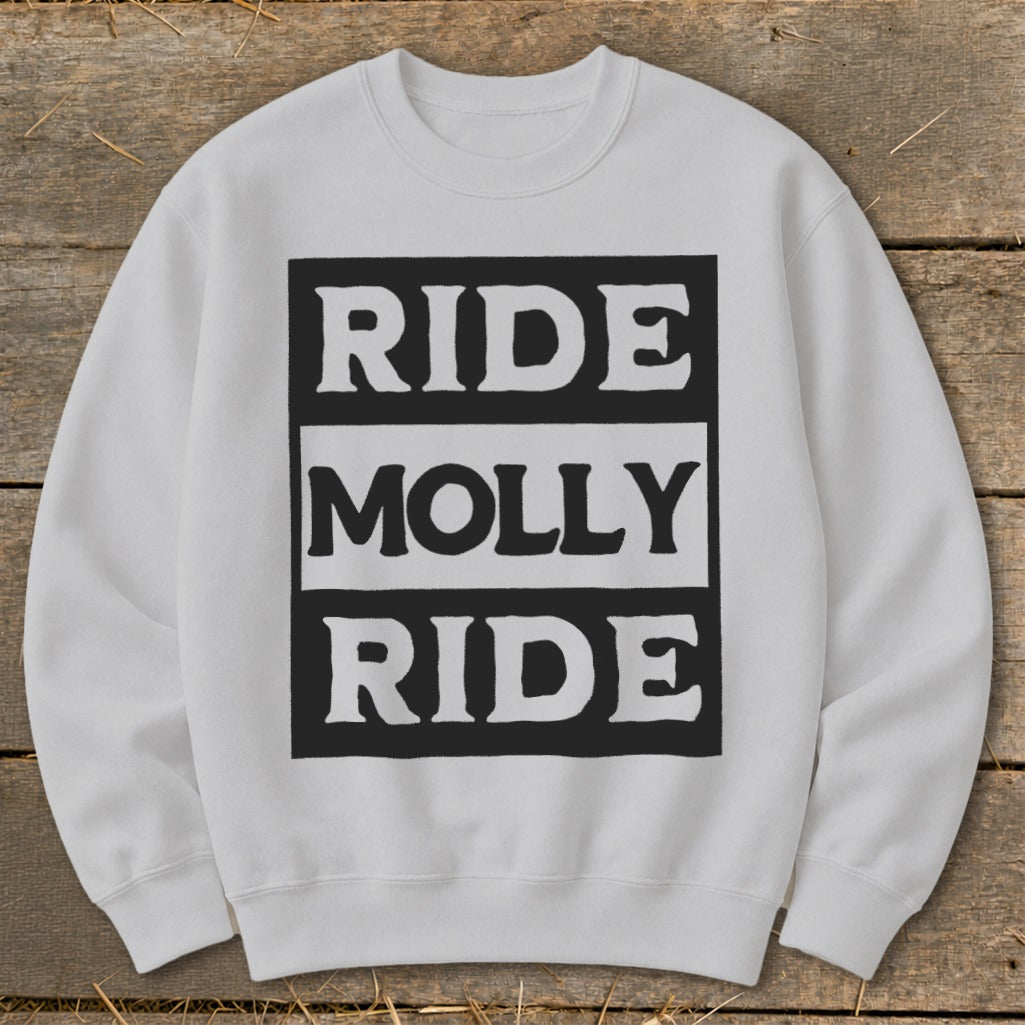 Personalized Ride Sweatshirt - Sport Grey