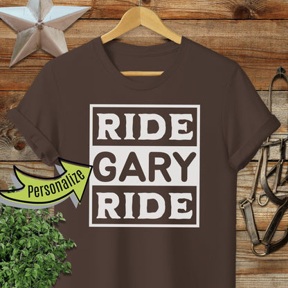 Personalized Ride T-shirt
