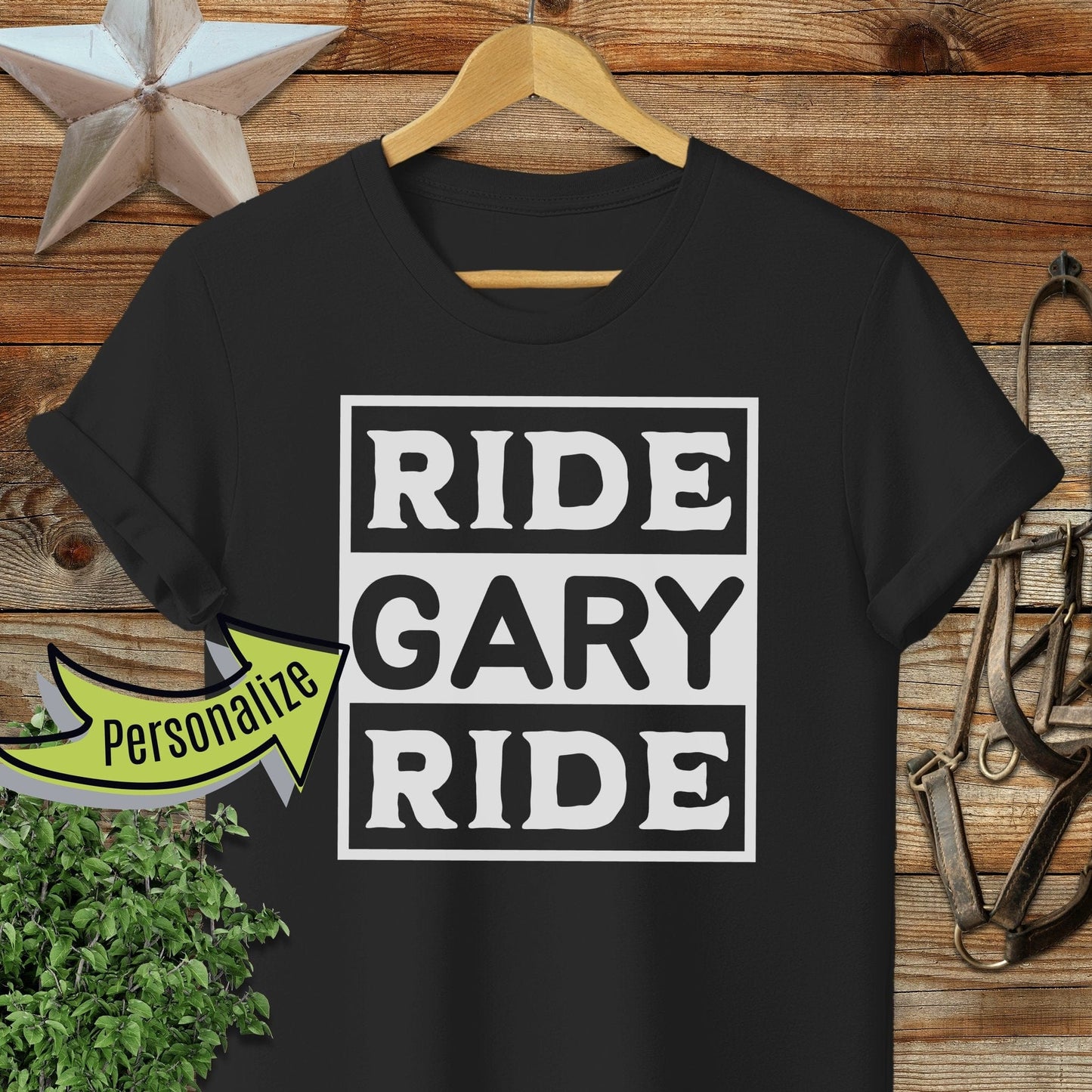 Personalized Ride T-shirt