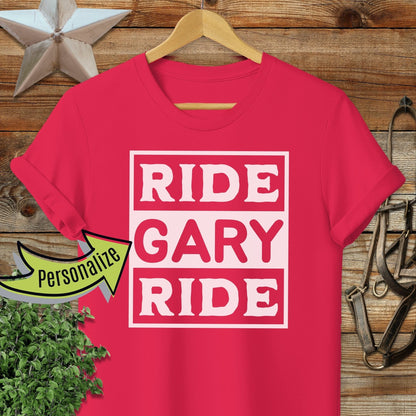 Personalized Ride T-shirt