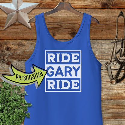 Personalized Ride Tank Top