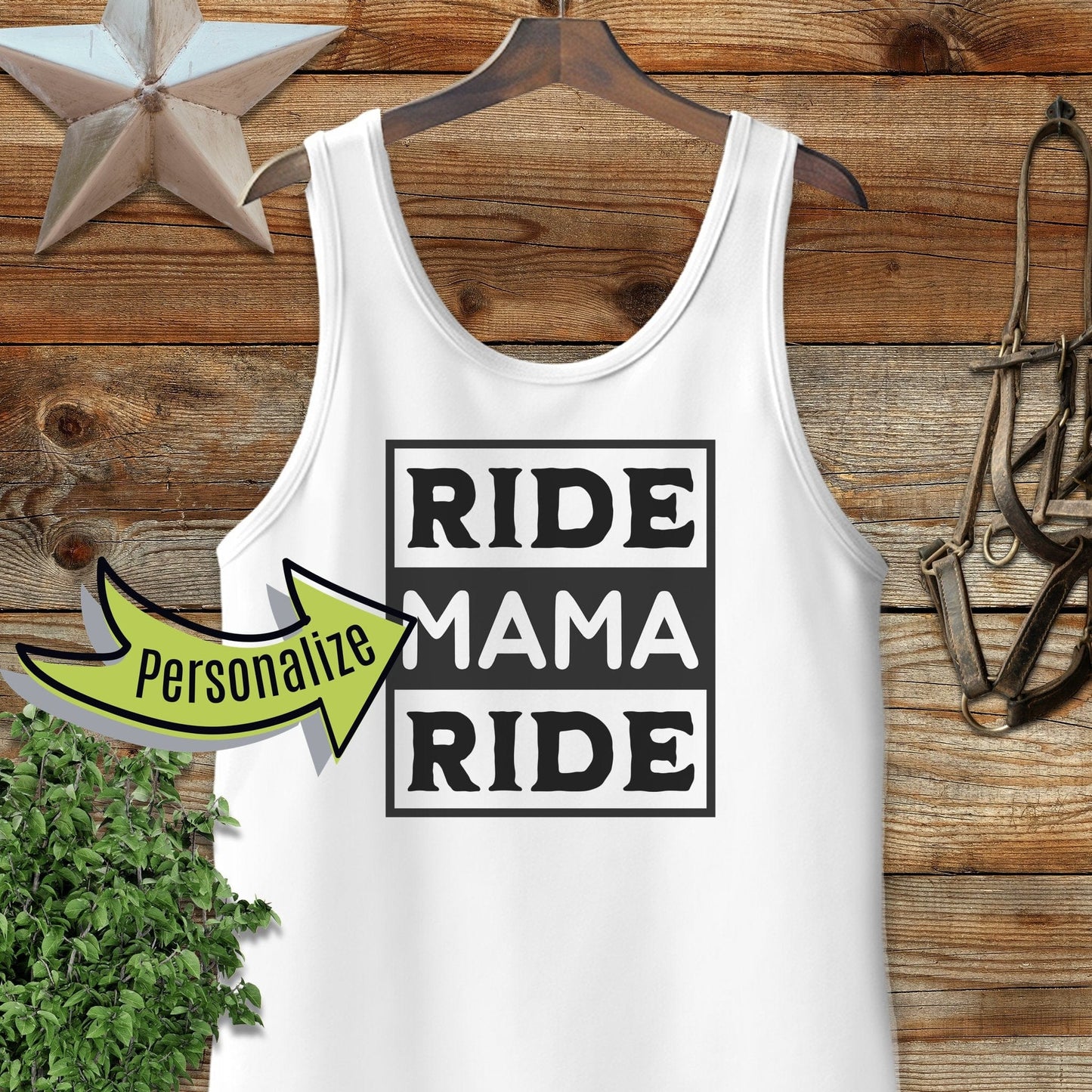 Personalized Ride Tank Top