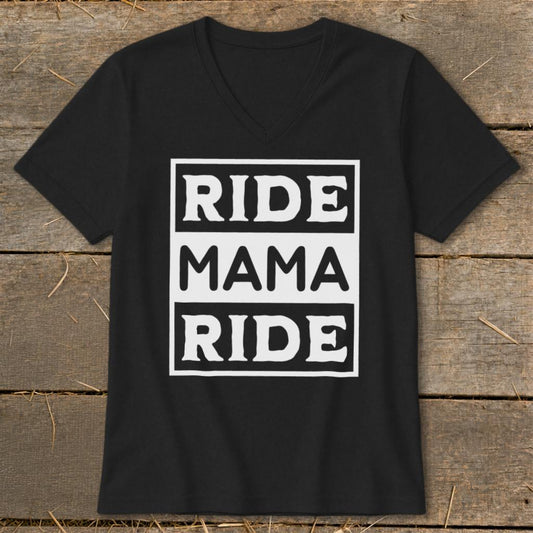 Personalized Ride V-neck - Black