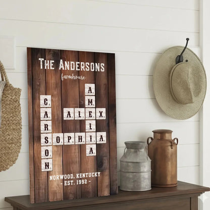 Personalized Scrabble Names