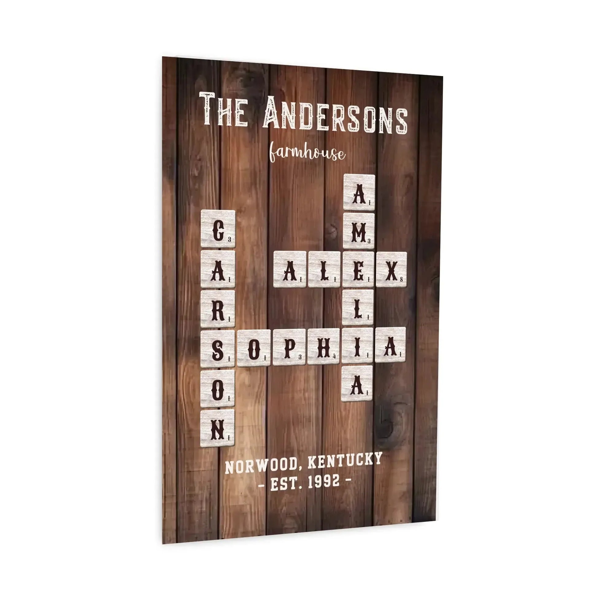 Personalized Scrabble Names