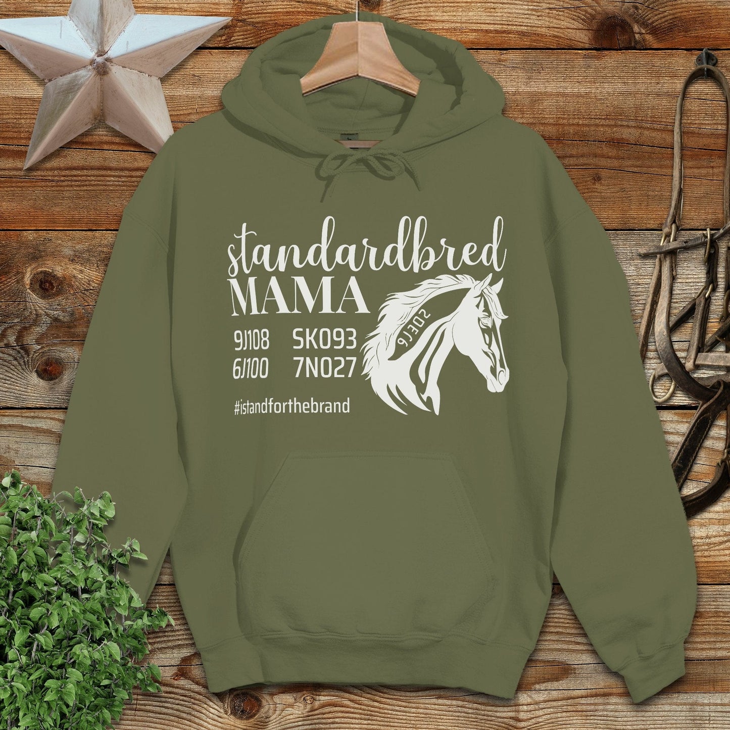 Personalized Standardbred Mama Hoodie