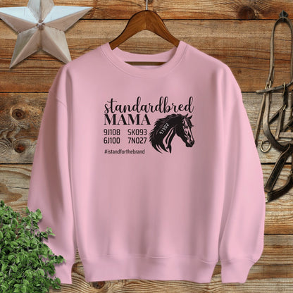 Personalized Standardbred Mama Sweatshirt