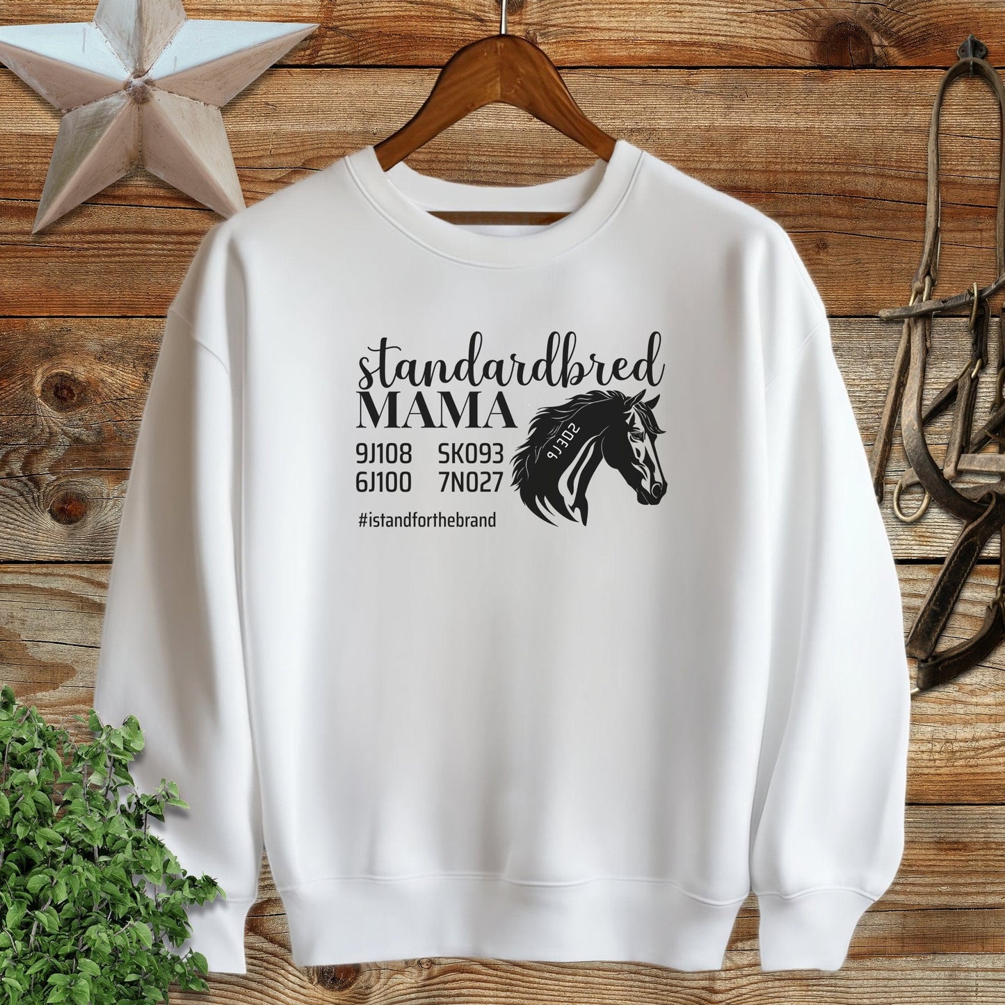 Personalized Standardbred Mama Sweatshirt