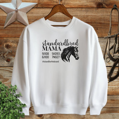 Personalized Standardbred Mama Sweatshirt
