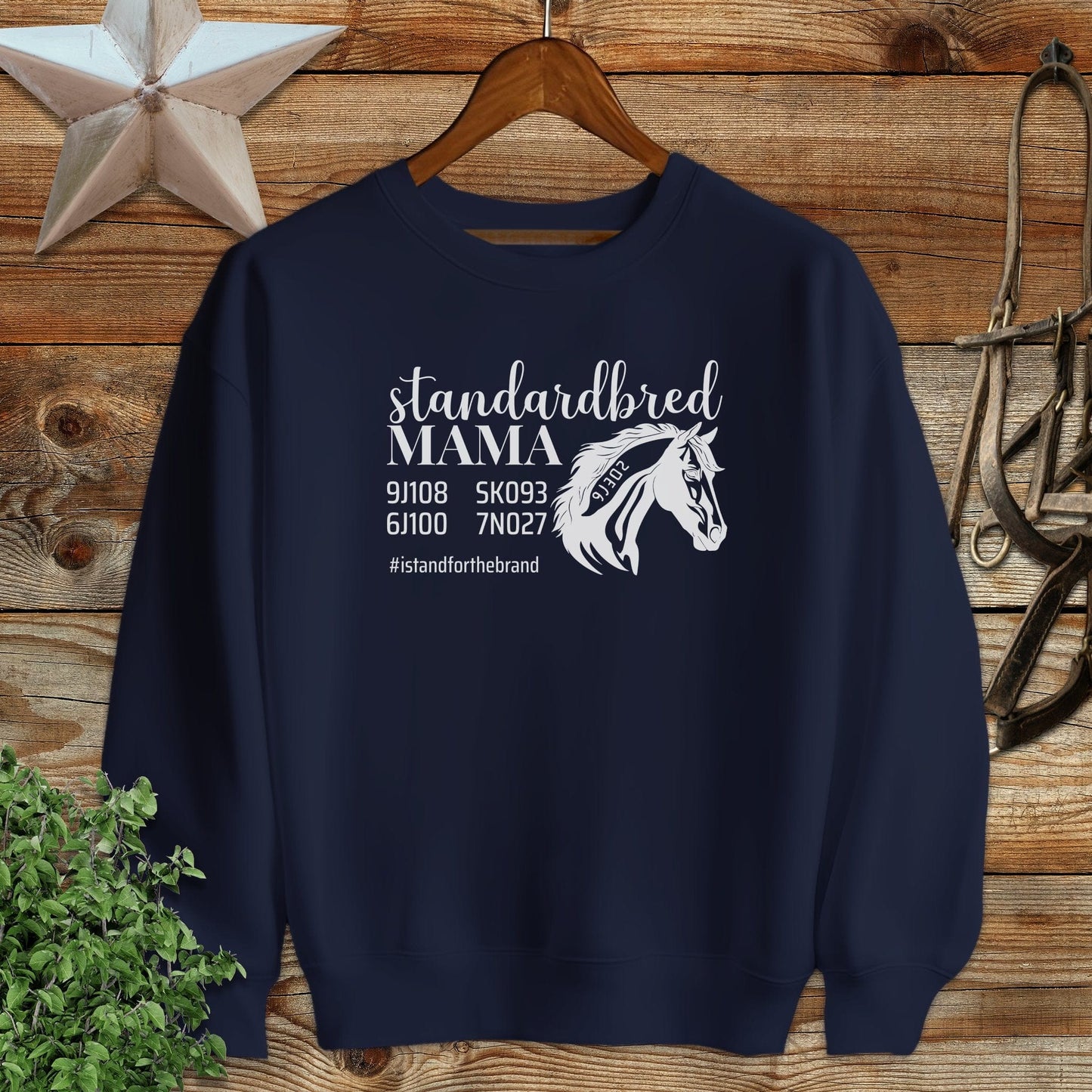 Personalized Standardbred Mama Sweatshirt