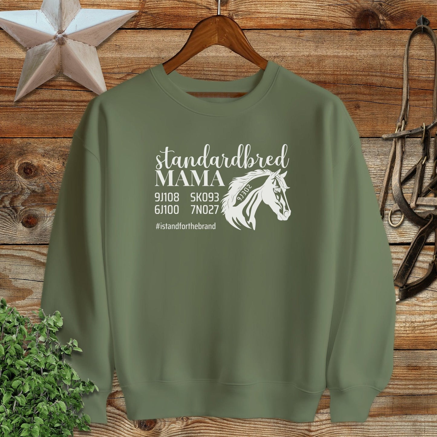 Personalized Standardbred Mama Sweatshirt