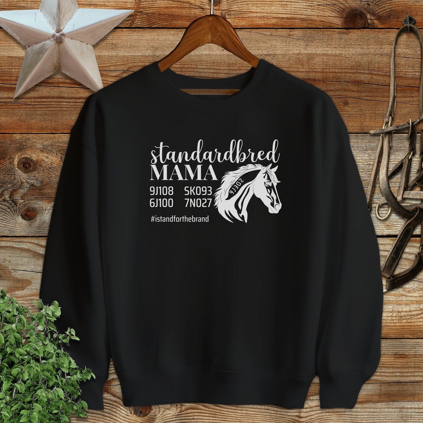 Personalized Standardbred Mama Sweatshirt
