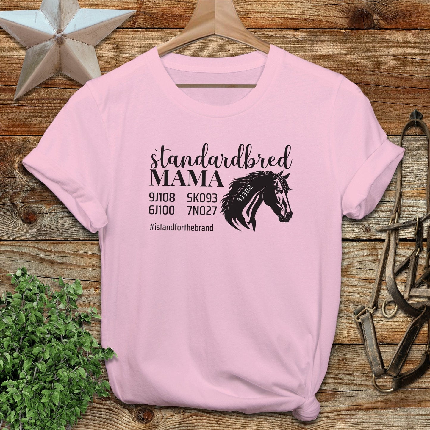 Personalized Standardbred Mama T-shirt
