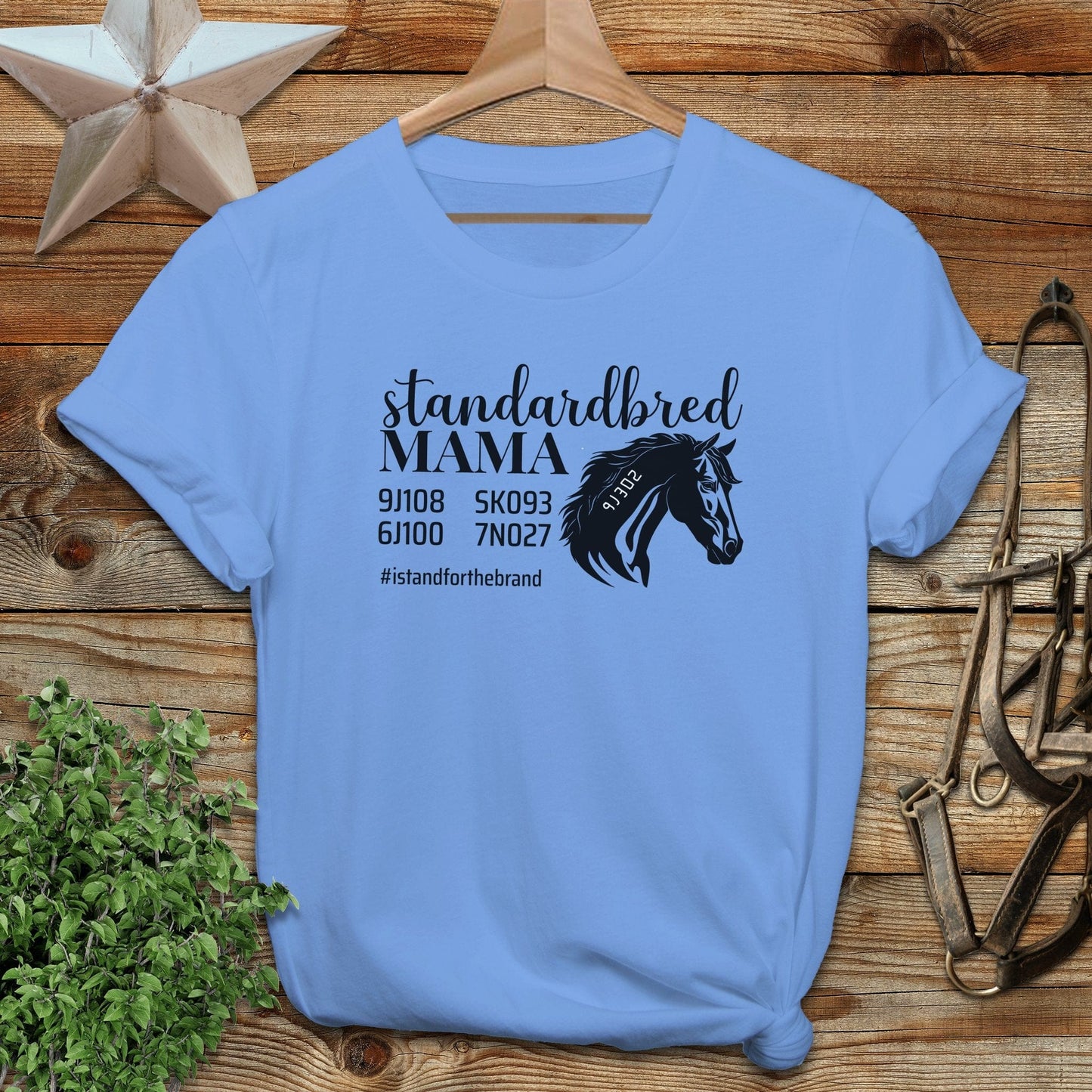 Personalized Standardbred Mama T-shirt