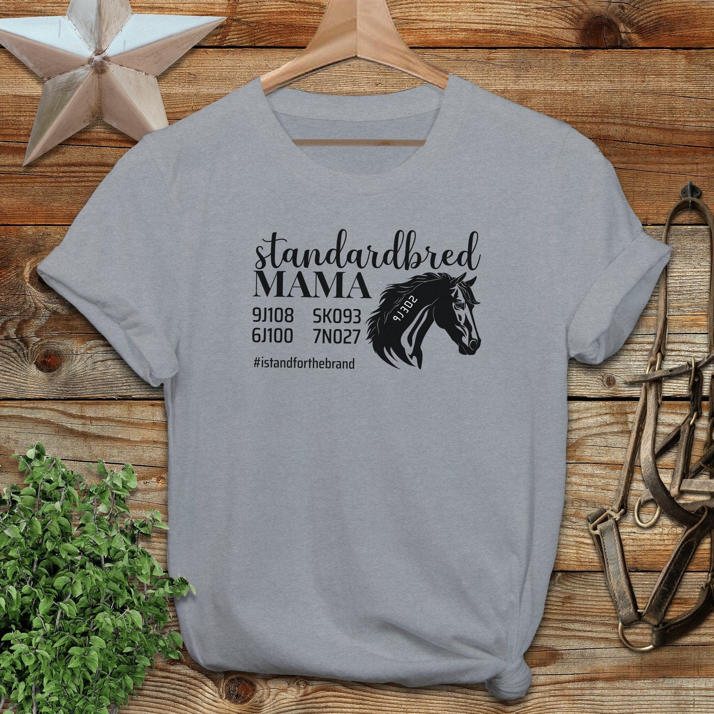 Personalized Standardbred Mama T-shirt