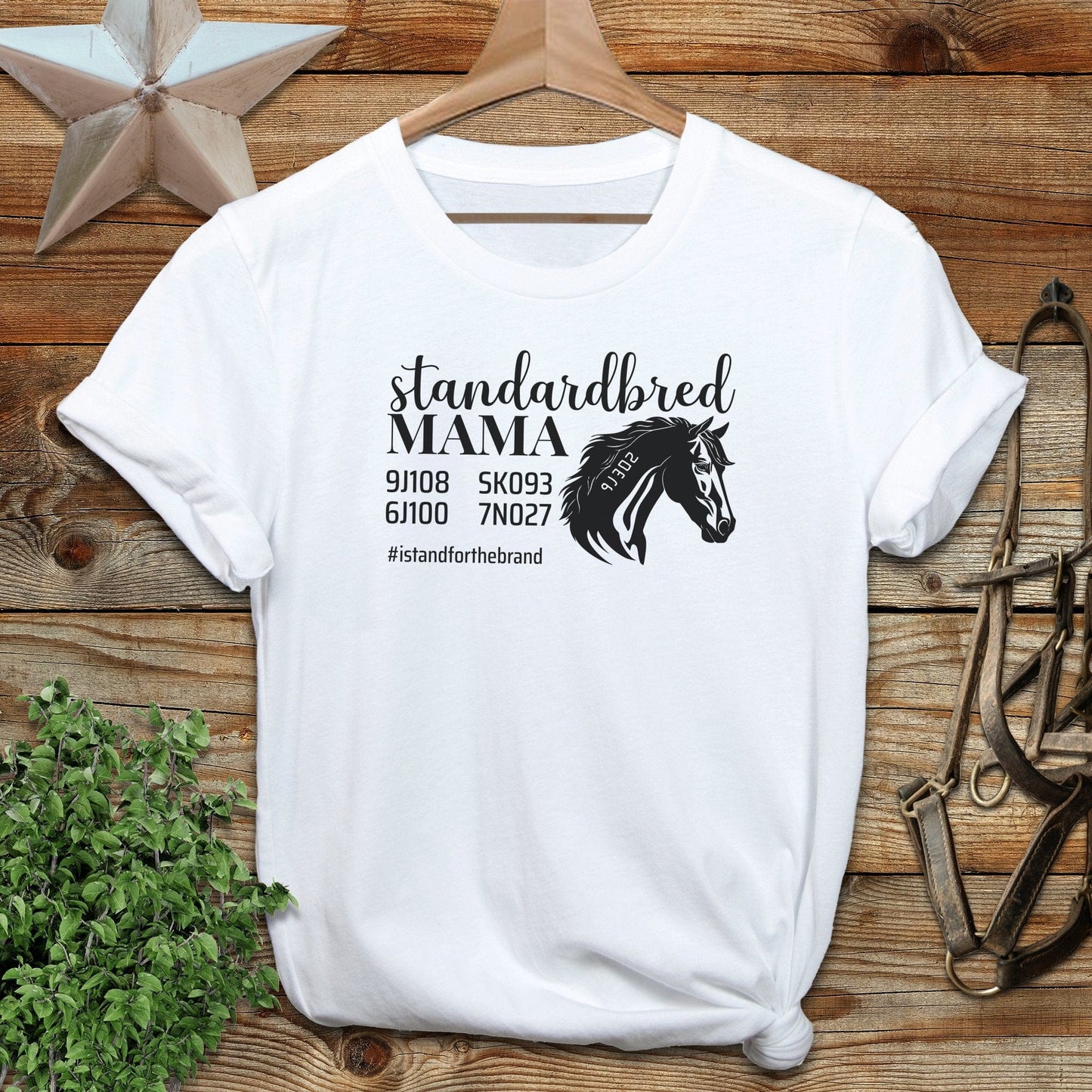 Personalized Standardbred Mama T-shirt