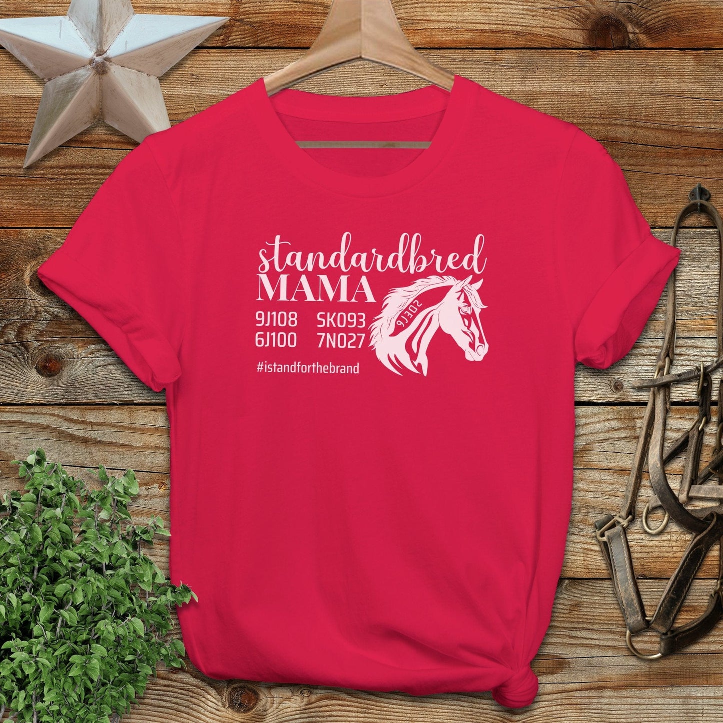 Personalized Standardbred Mama T-shirt