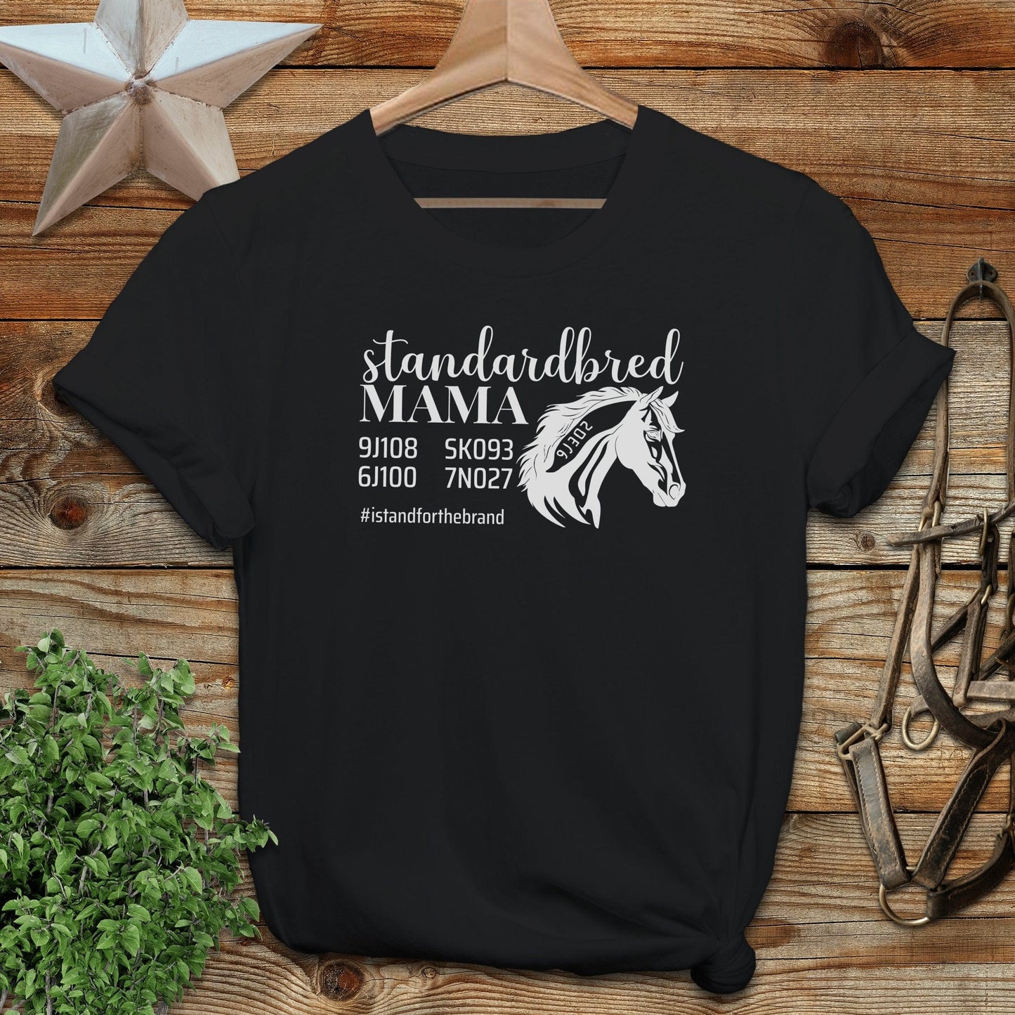 Personalized Standardbred Mama T-shirt