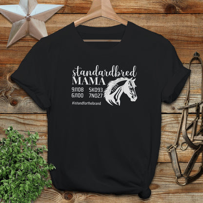 Personalized Standardbred Mama T-shirt