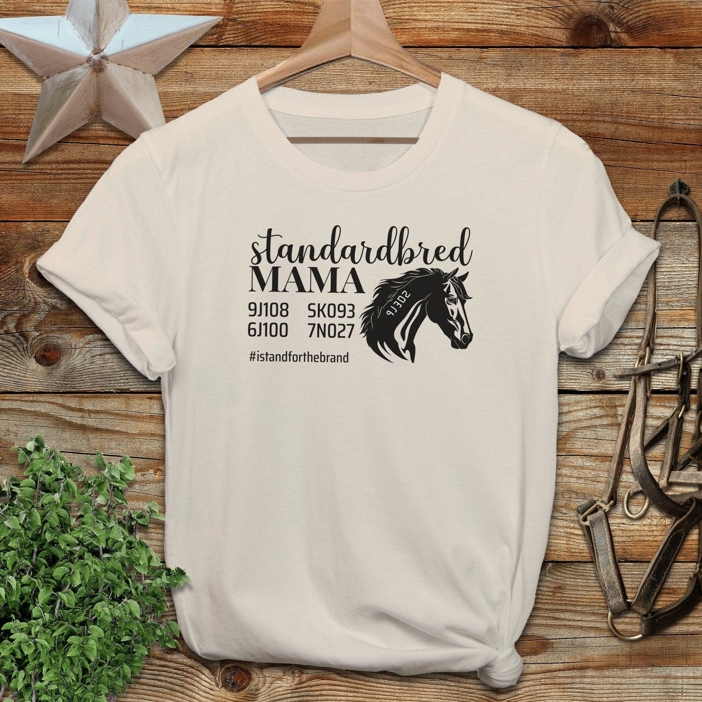 Personalized Standardbred Mama T-shirt