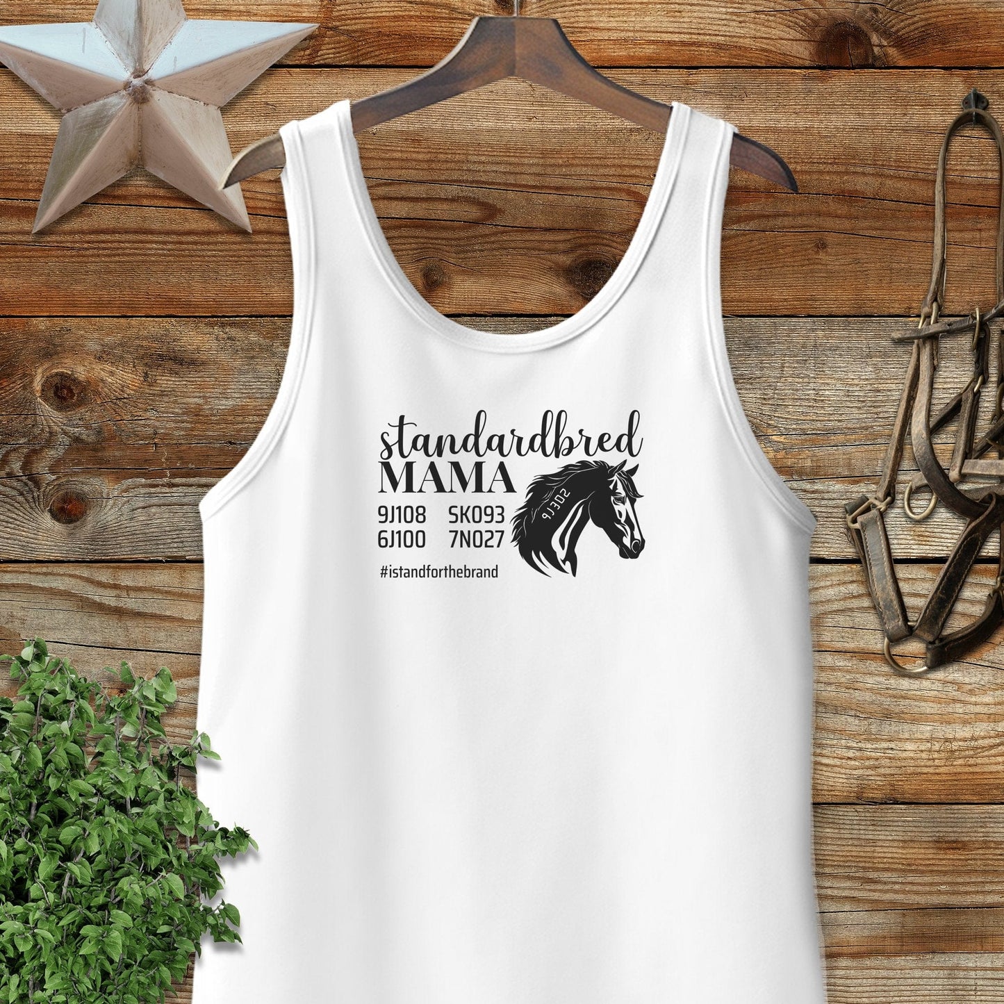 Personalized Standardbred Mama Tank Top