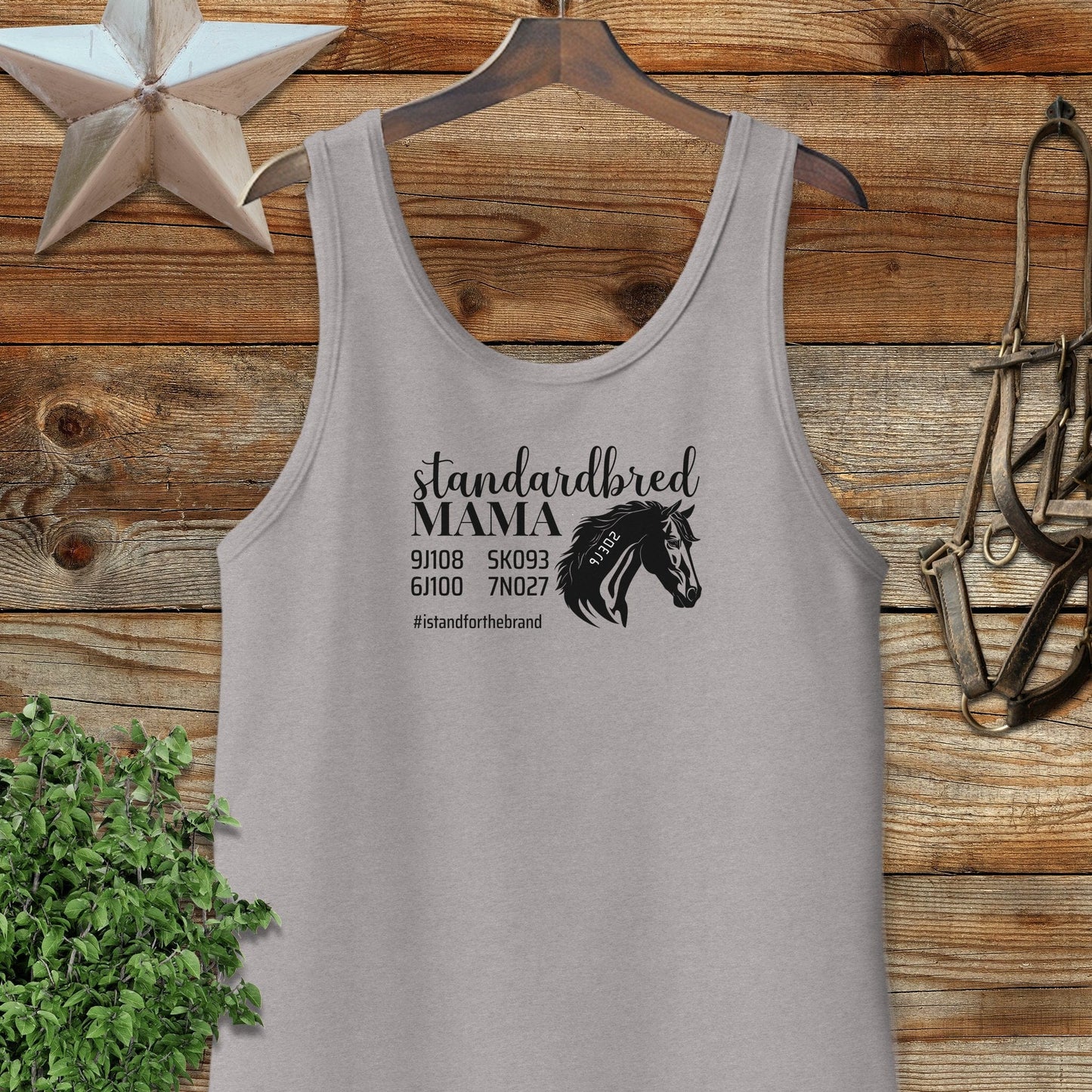 Personalized Standardbred Mama Tank Top