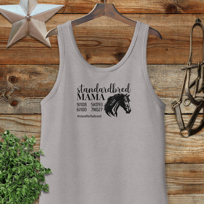 Personalized Standardbred Mama Tank Top