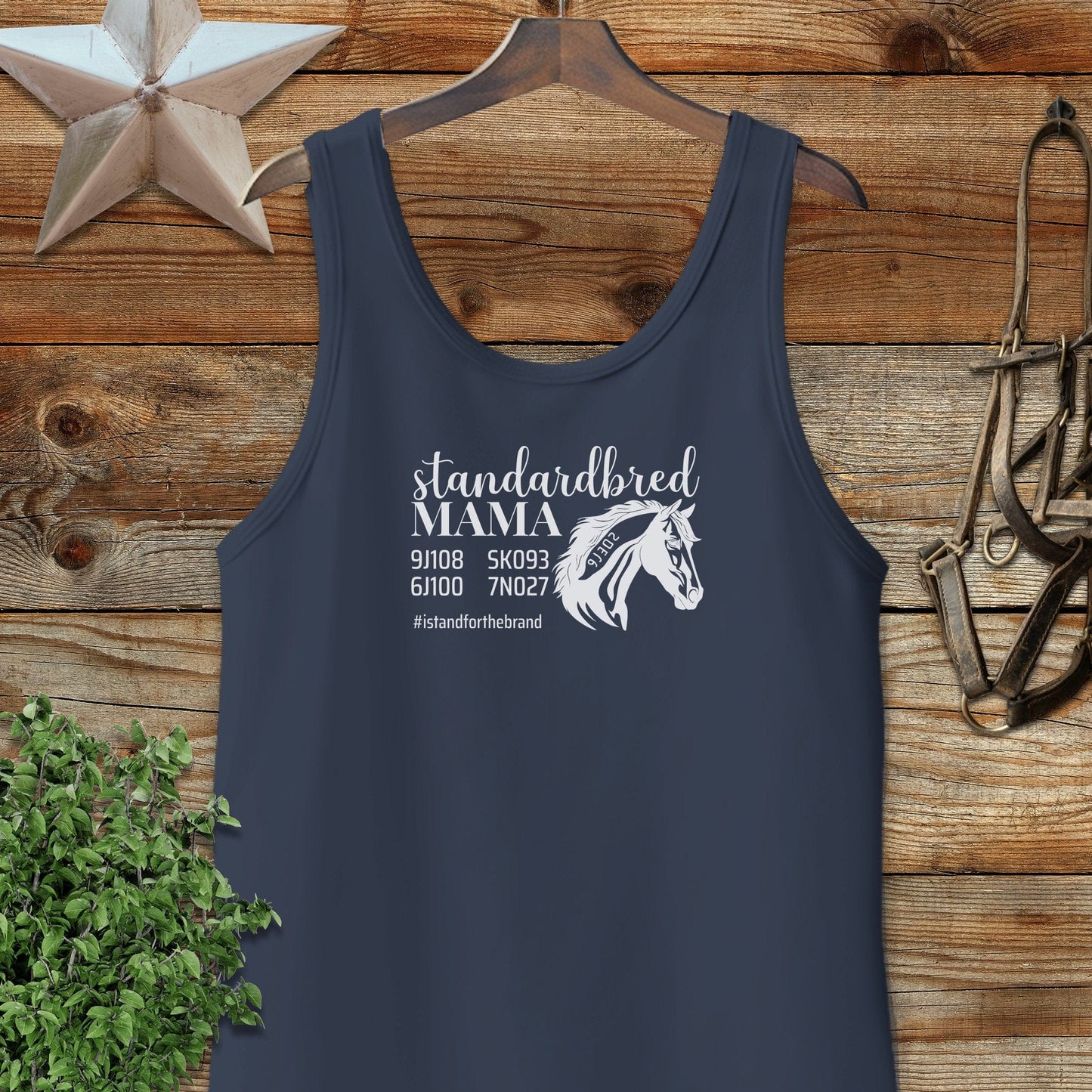Personalized Standardbred Mama Tank Top